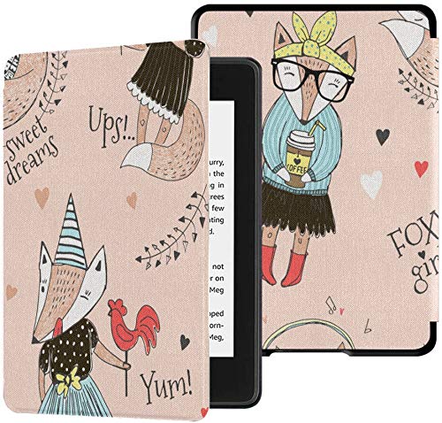 10 Generation Kindle Paperwhite Case Creative Retro Trend Headphones Cases For Kindle Paperwhite Case With Auto Wake/sleep Best Kindle Paperwhite Case 10th Generation 2018
