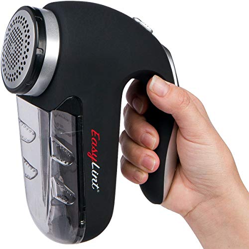 Alwayslux Easylint Professional Sweater Shaver Best Rated Lint Fuzz Pill Remover For Clothes, Fabrics And Furniture. Includes Zipper Storage Case.