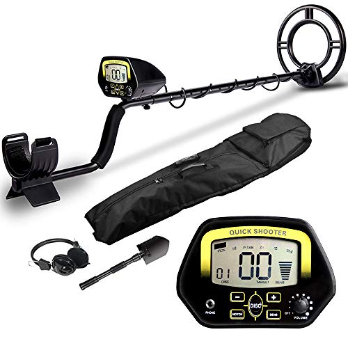 Amysports Best Accuracy Metal Detector Waterproof Professional Gold Metal Detectors Underground Deep Coin Metal Detector For Adults Gold Detector Kit 10" Search Coil