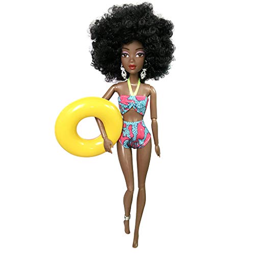 Baby Movable Black Doll Joint African Doll Toy Puzzle Cute Best Gift Toy For 1 6 Years Old (doll 2)