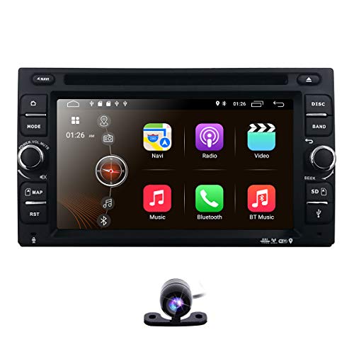 Backup Camera + Best Wifi Android 10 Quad Core 6.2 Inch Touch Screen Universal Car Dvd Cd Player Gps Double 2 Din Stereo Gps Navigation Free Map