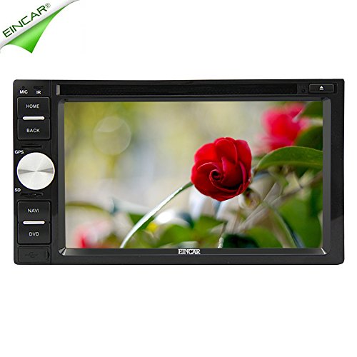 Best 2016 New Model Eincar Win 8 Ui 6.2 Inch Double 2 Din In Dash Car Dvd Cd Mp3 Playr Gps Navigation Car Deck Head Unit Automotive Stereo System Support Fm/am Bluetooth Free Gps Map