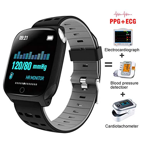 Bluebone Smart Watch, Fitness Tracker With Blood Pressure Heart Rate Sleep Monitor Pedometer Bracelet Inteligente Reminder Stopwatch Smartwatch With Ios Android Phone Best Gift For Men Women (black)