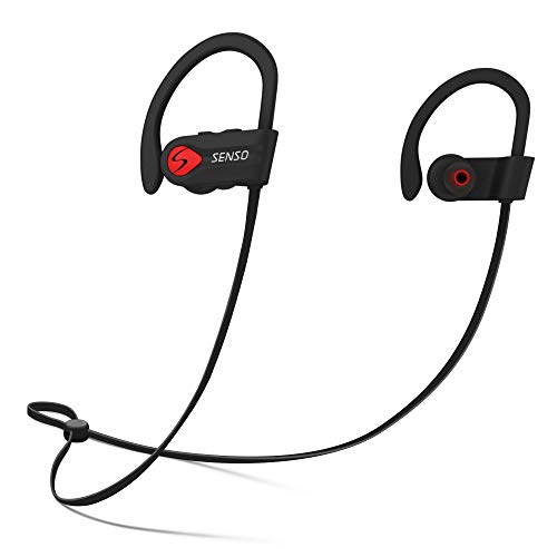 Bluetooth Headphones, Wireless Earbuds For Running, Noise Cancelling Headsets For Workout, Sports Earphones Bluetooth 5.0 With Mic, Best Beats Waterproof Cordless Sports Ear Buds For Gym Jogging
