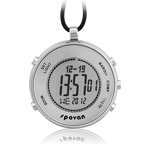 Dgyao Sport Pocket Watch With Compass Altimeter Barometer Thermometer Weather Forecast Air Pressure Record Shockproof Watch Best For Climbing Pedestrianism Hiking Camping