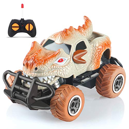Dinosaur Toys For 3 6 Year Old Boys Remote Control Dinosaur Car With 9mph Max Speed, Remote Control Truck For Boys Toys Age 3 6 Best Gifts Car Toy