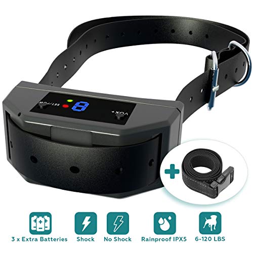 Elzu.us [upgraded 2020] Smart No Shock Bark Collar With Dual Vibration Chipset For Advanced Barking Detection Best Dog Anti Barking Collar, Beep/vibration Mode. No Bark Device