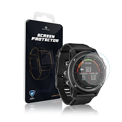 Exinoz Garmin Fenix3 Screen Protector I Protection With 1 Year Replacement Warranty I Get The Best For Your Garmin Fenix3 Smart Watch