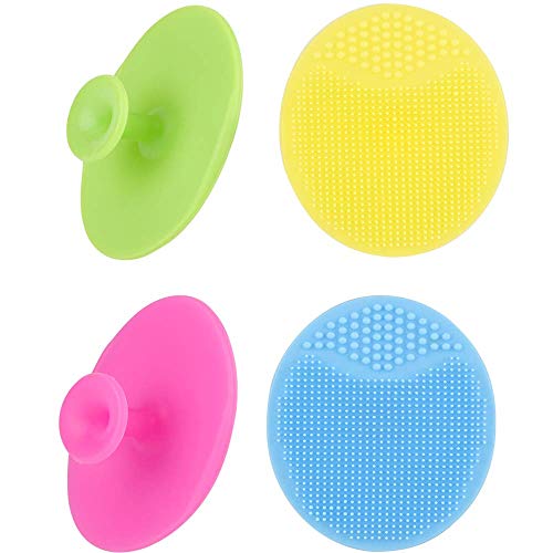 Face Scrubber,soft Silicone Facial Cleansing Brush Pad Exfoliator Scrub Scrubby For Massage Pore Blackhead Removing Exfoliating Unique Cool Fun Christmas Gift Present For Girl Sister Best Friend Women