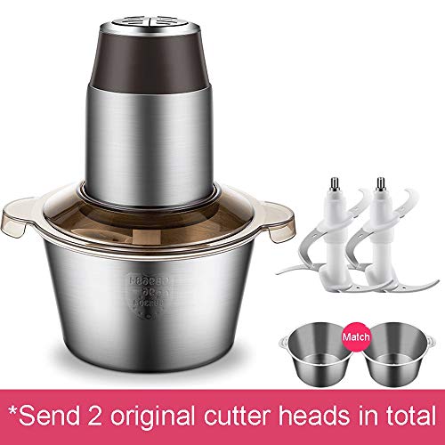 Food Processor Food Processors Best Rated Vegetable Shredder Ginger Garlic Grinder Electric Food Chopper Stainless Meat Grinder 2l Kitchen Food Processor Grinder For Meat Vegetables Fruits Baby