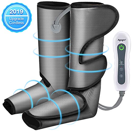Foot And Leg Massager For Circulation And Relaxation, Rechargable Leg Massagers For Foot Calf And Leg With Hand Held Controller 4 Modes 3 Intensities, Best Gifts For Men/women/mother/father/family