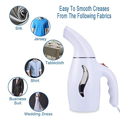 Handheld Iron Steamer For Clothes Garment Travel Size Powerful Best Portable Compact Mini Small Steam Iron For Travel & Home Wrinkles Remover Professional Hand Clothing Iron Steamer For Any Fabrics