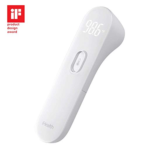 Ihealth Forehead Thermometer, Infrared Baby Thermometer For Best Accuracy With 3 Ultra Sensitive Sensors,medical Digital Fever Thermometer With New Algorithm,instant Reading For Baby Kids And Adults