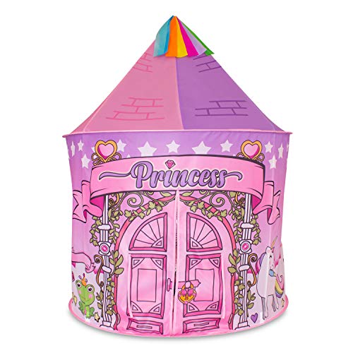La Rana Catalina Princess Castle Play Tent Unicorn Toys For Toddler And Kids Indoor And Outdoor Games For Girls And Boys Best Birthday Gifts For Children Portable Playhouse, Teepee And Houses