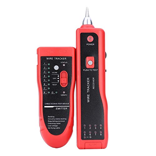 Line Finder, Telephone Wire Tracker Tracer Network Cable Tester Detector Line Finder Best Network Card Telephone Wire Tracker
