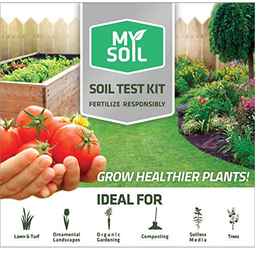 Mysoil Soil Test Kit | Grow The Best Lawn And Garden | Know Exactly What Your Soil And Plants Need | Provides Complete Nutrient Analysis And Recommendations Tailored To Your Soil