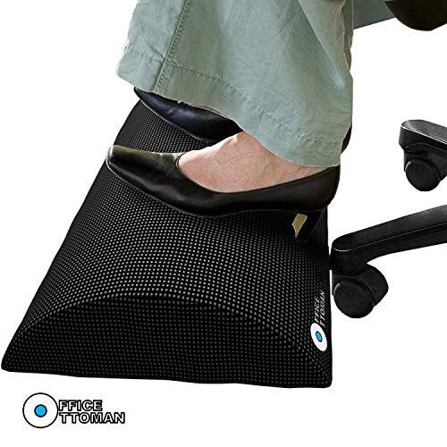 Office Ottoman Foot Rest Under Desk, Best Desk Foot Rest And Foot Stool Under Desk, Excellent Leg Clearance Under Desk Ergonomic Footrest