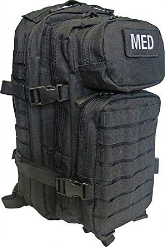 Prepper Supplies Best Sellers Fully Stocked Tactical Trauma Backpack (black) By Elite First Aid