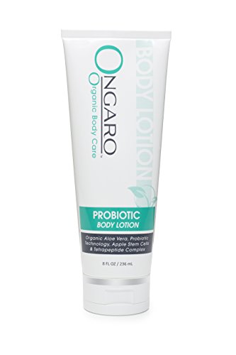Probiotic Body Lotion; Moisturizes And Hydrates Dry Skin; Best Anti Aging Formula With Chamomile, Shea Butter, Organic Aloe Vera & Vitamins C & E | 8oz