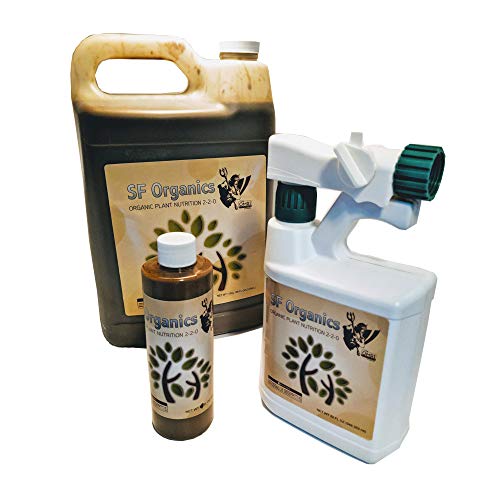 Sf Organics Omri Certified Plant Nutrition Best Liquid Fish Fertilizer 3 Items Combo Pack