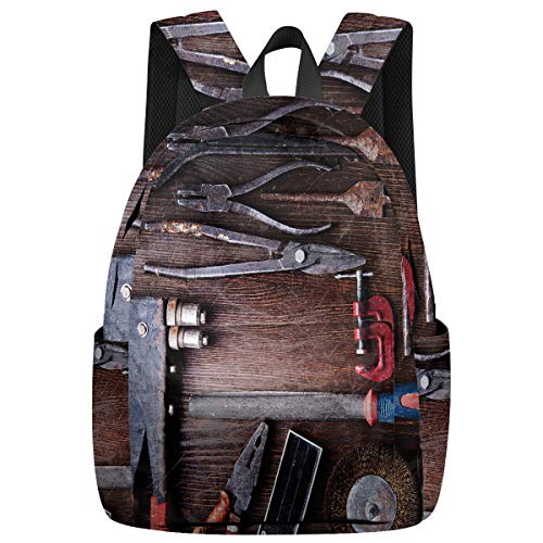Student College Backpack,shoulder Bookbags,travel Backpack,laptop Bag,woodworking Tools (15.7x11.8x6.7in) Best Backpacks For Teen Boys And Girls
