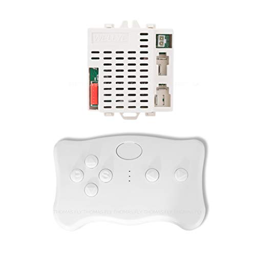 Wellye 2.4g Bluetooth Remote Control And Receiver For Kids Ride On Toys, 12v Control Box Motherboard Accessories For Best Choice Products Jeep Wrangler Ride On Car Replacement Parts